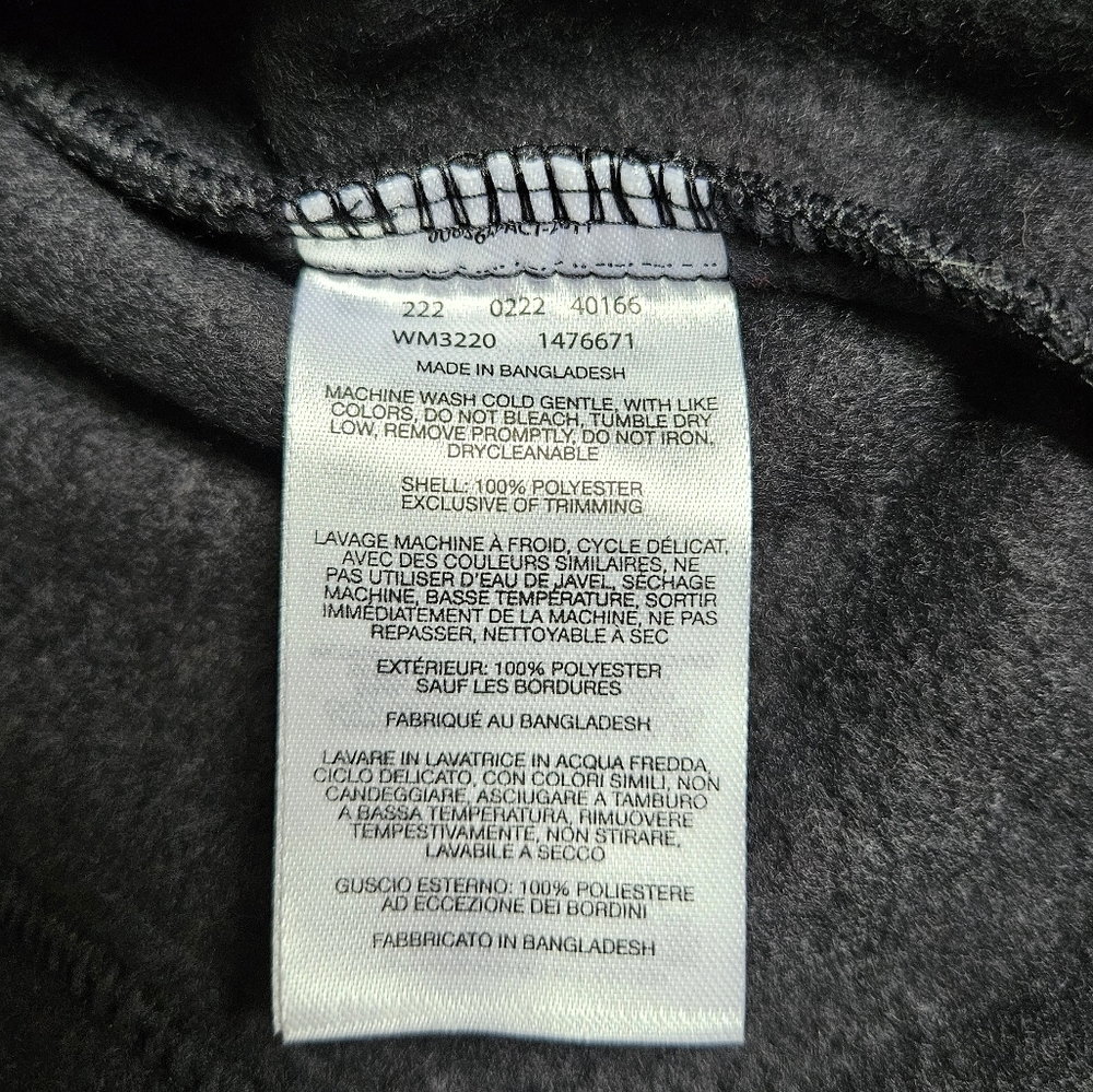Columbia Mens Black Zip Up Fleece Jacket XL NEW - Picture 6 of 10